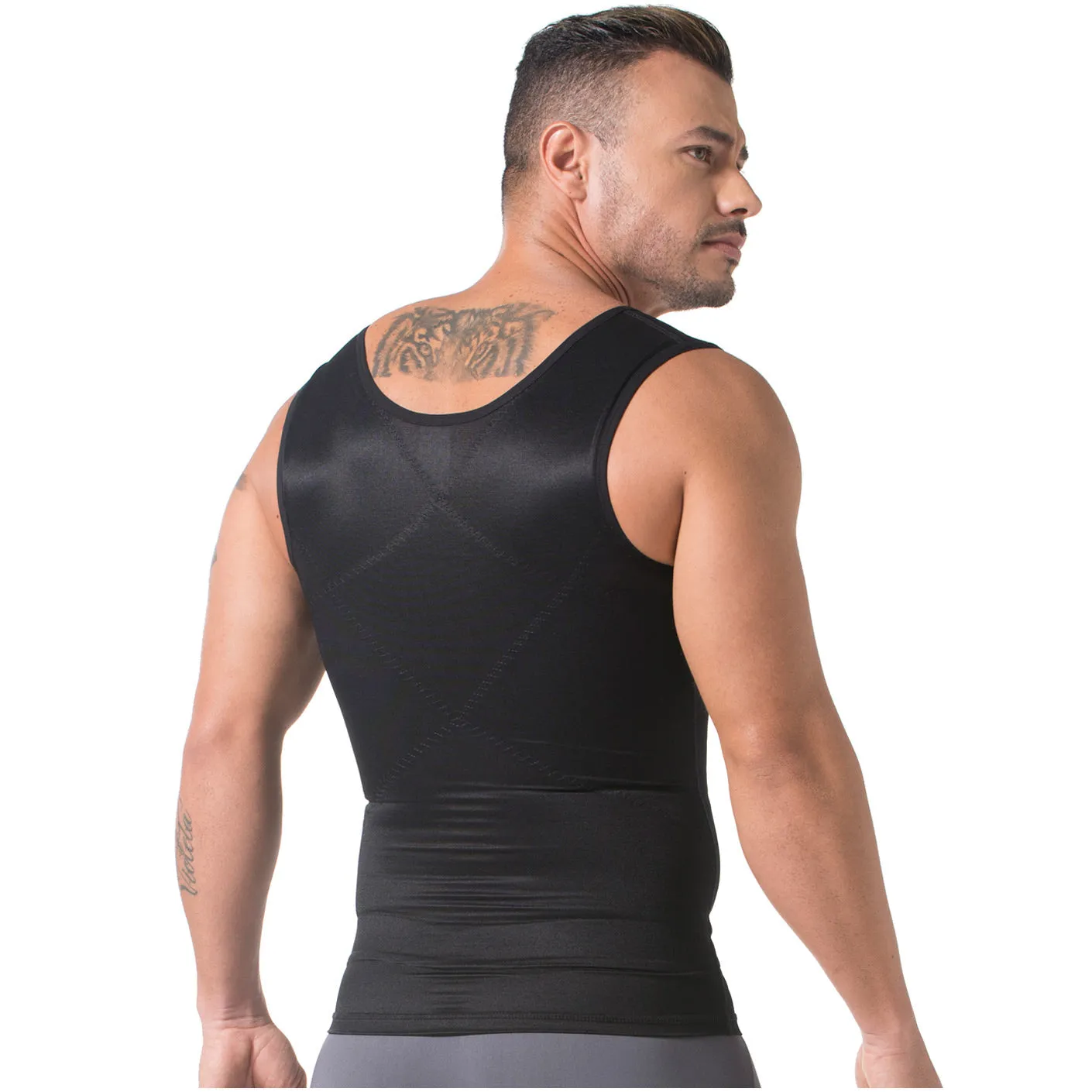 Diane & Geordi 002007 Men's Body Shaper Posture Corrector Shaper Vest