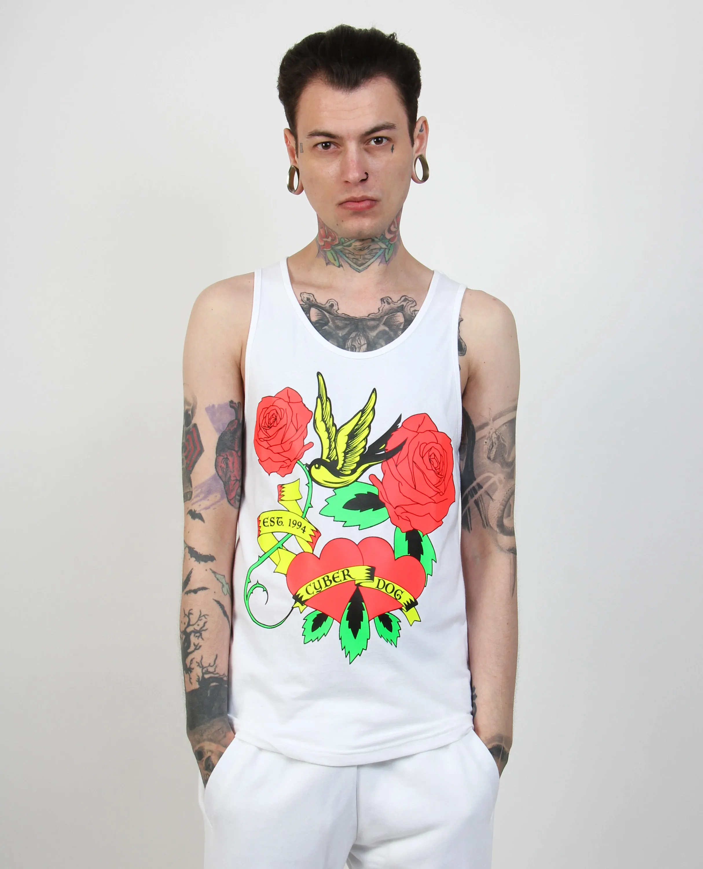 EASY VEST TATTOO ROSE