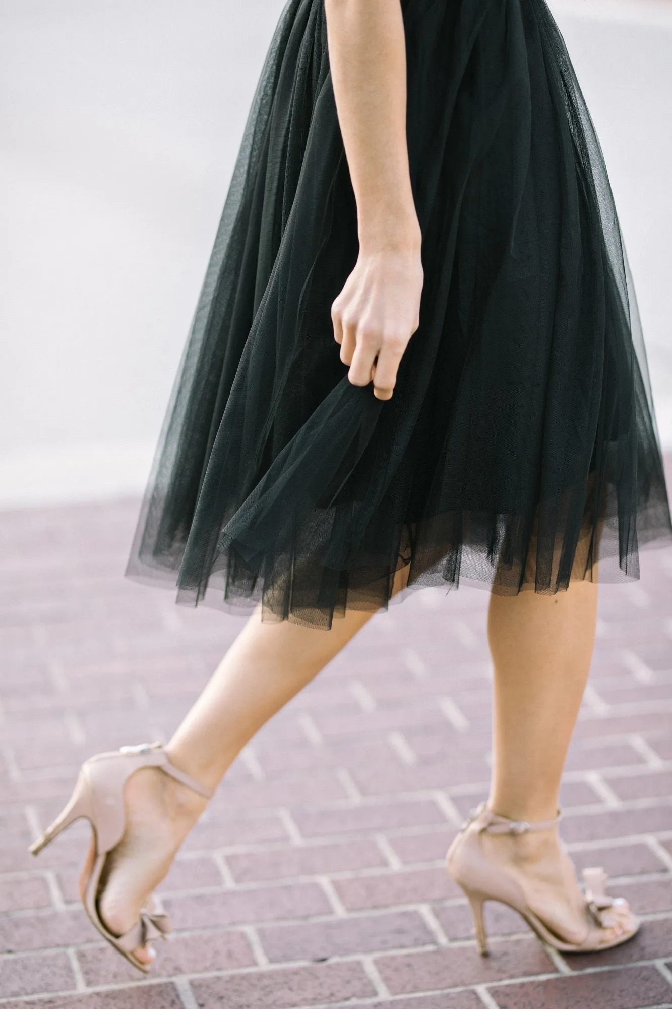 Eloise Tulle Midi Skirt