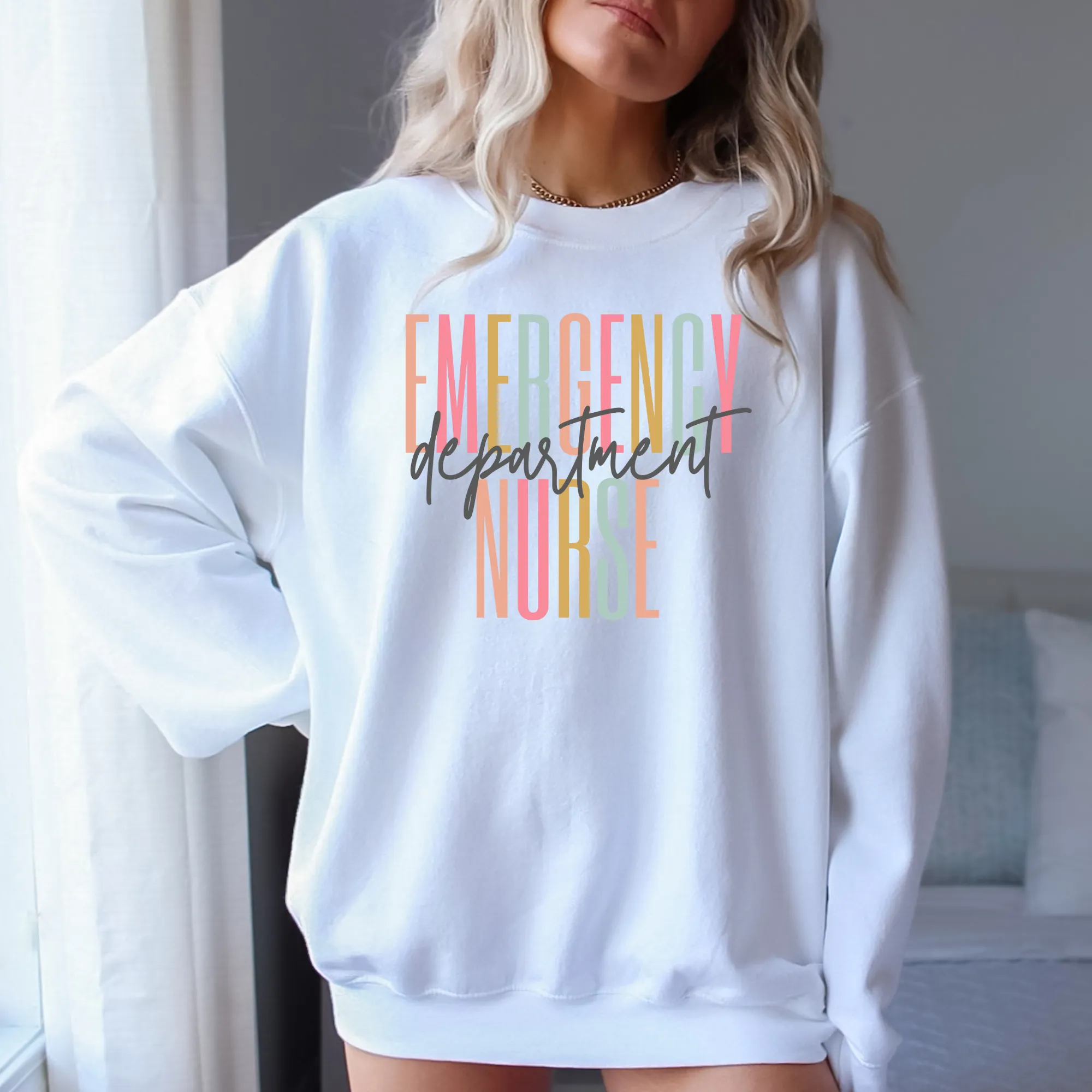 Emergency Room Nurse Crewneck Sweatshirt