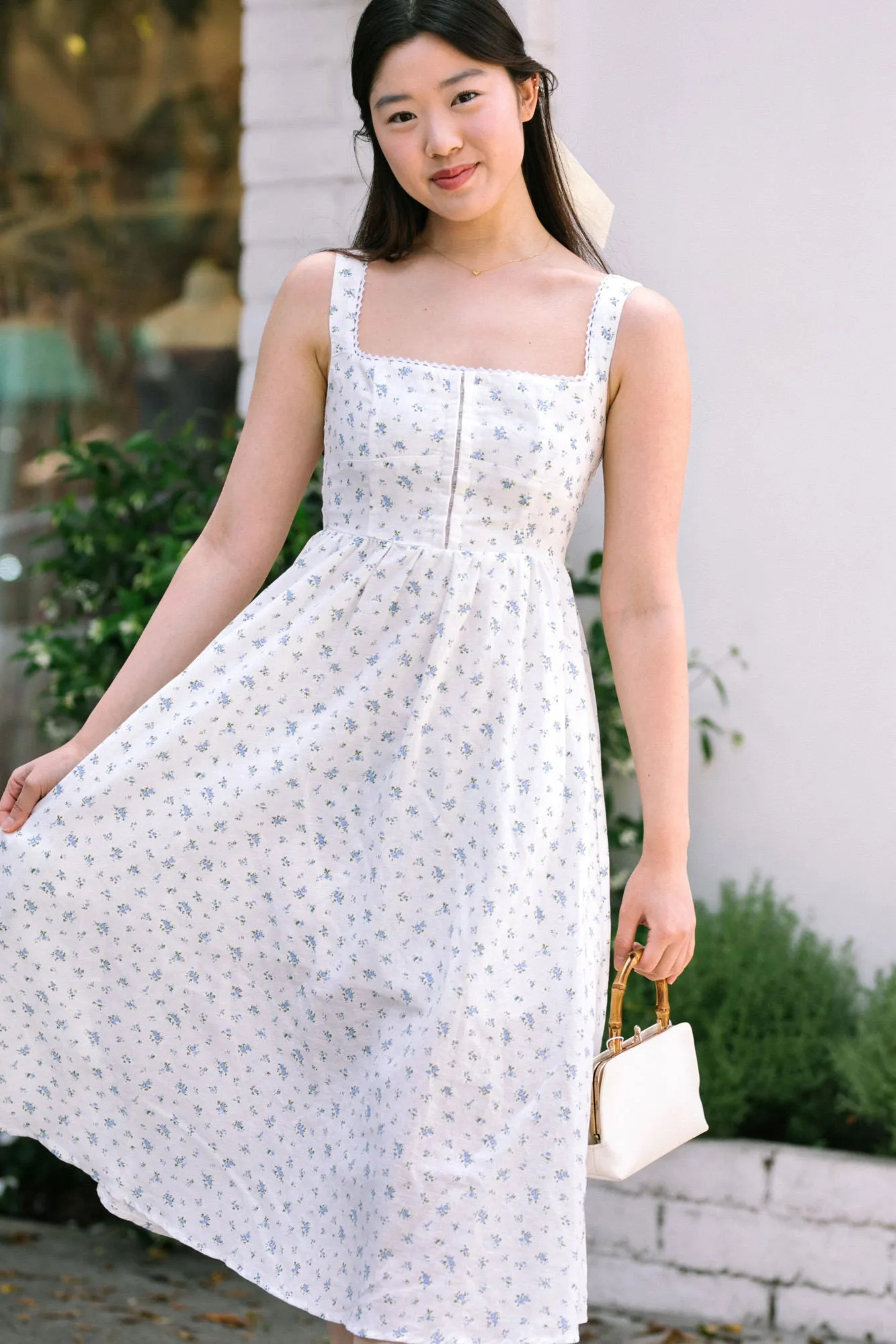 Emma Floral Midi Dress