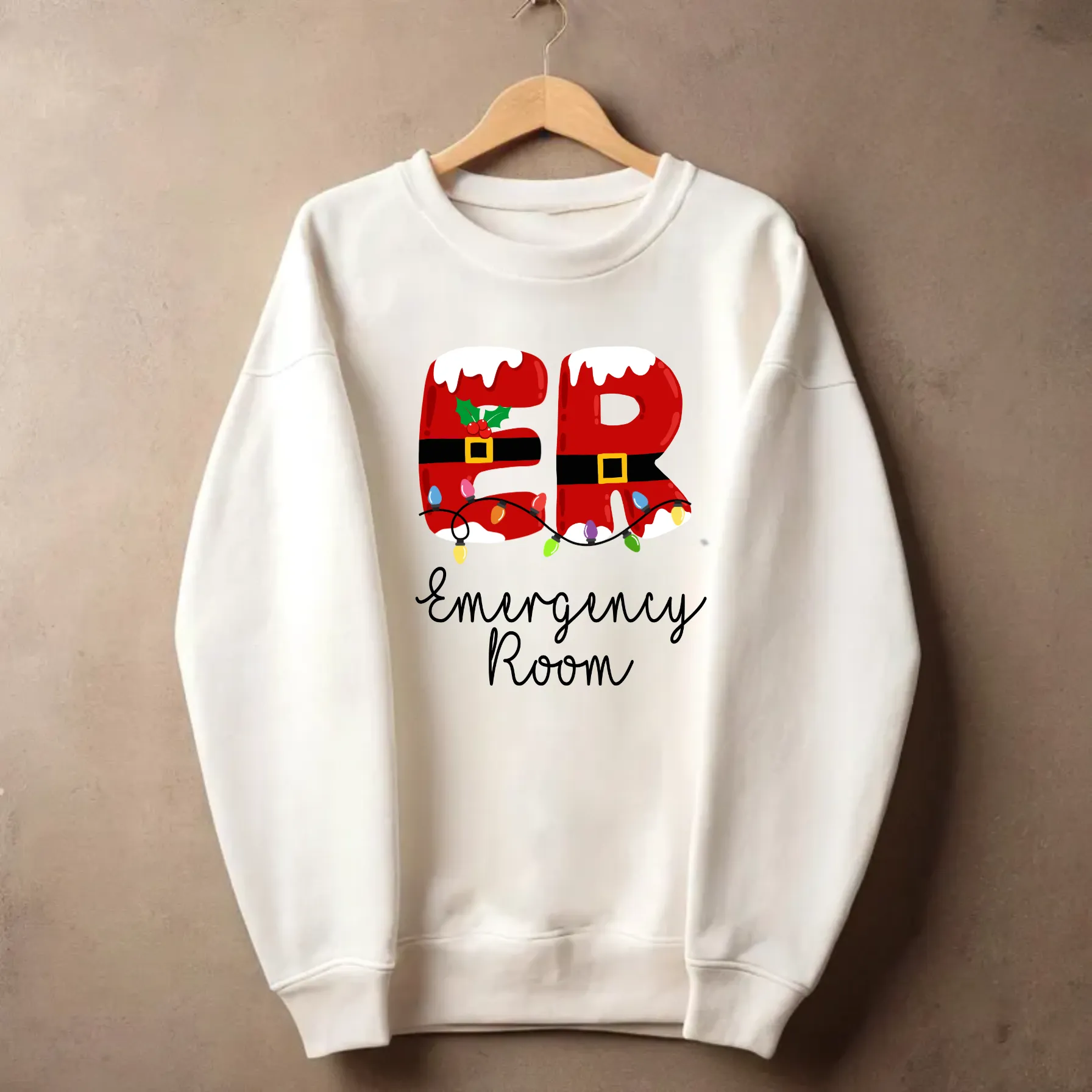 ER Nurse Christmas Sweatshirt