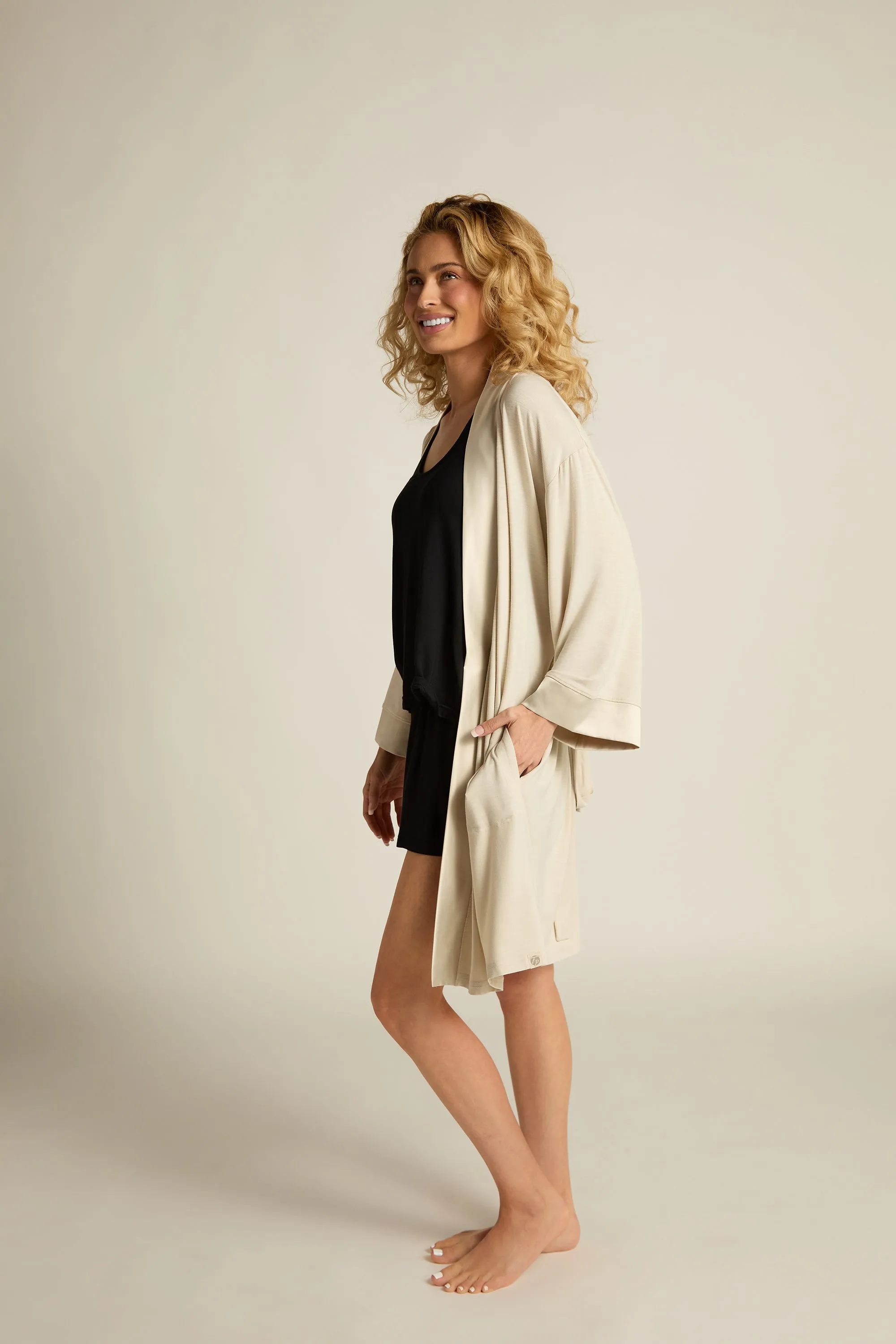 Faceplant Bamboo Kimono Robe