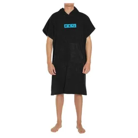 FCS Junior Towel Poncho - Black