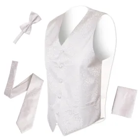 Ferrecci Mens PV50-9 White Vest Set