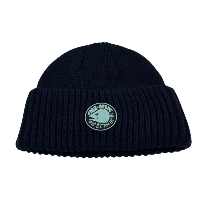 Fish Heads Tuna Skull Patch Beanie