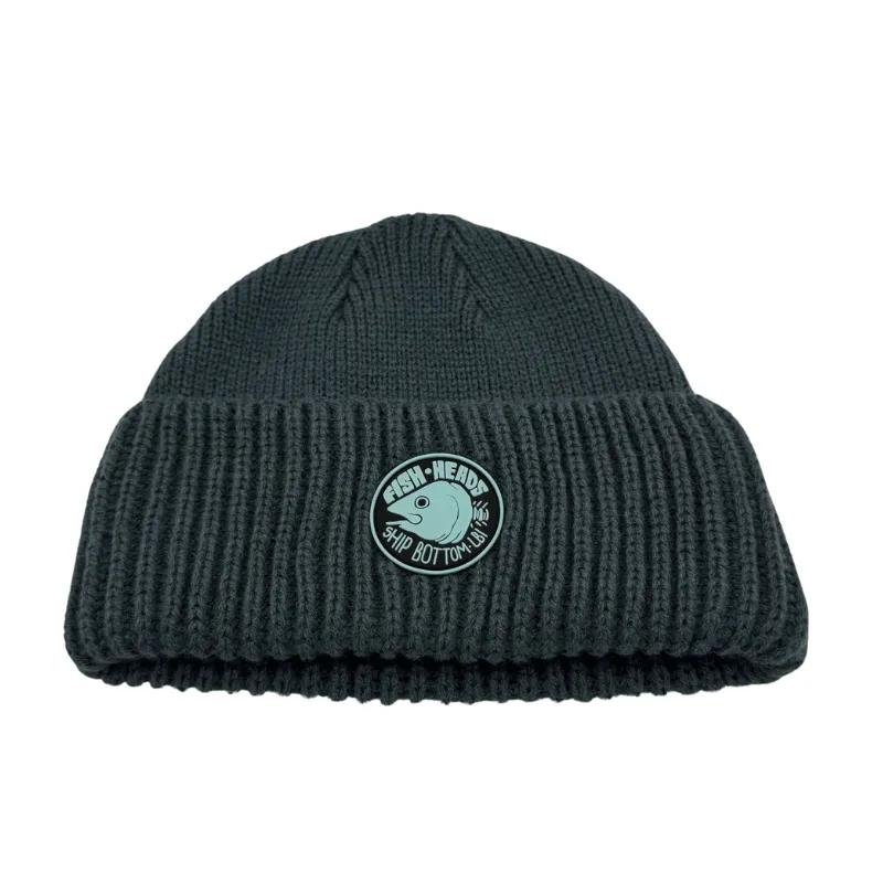 Fish Heads Tuna Skull Patch Beanie