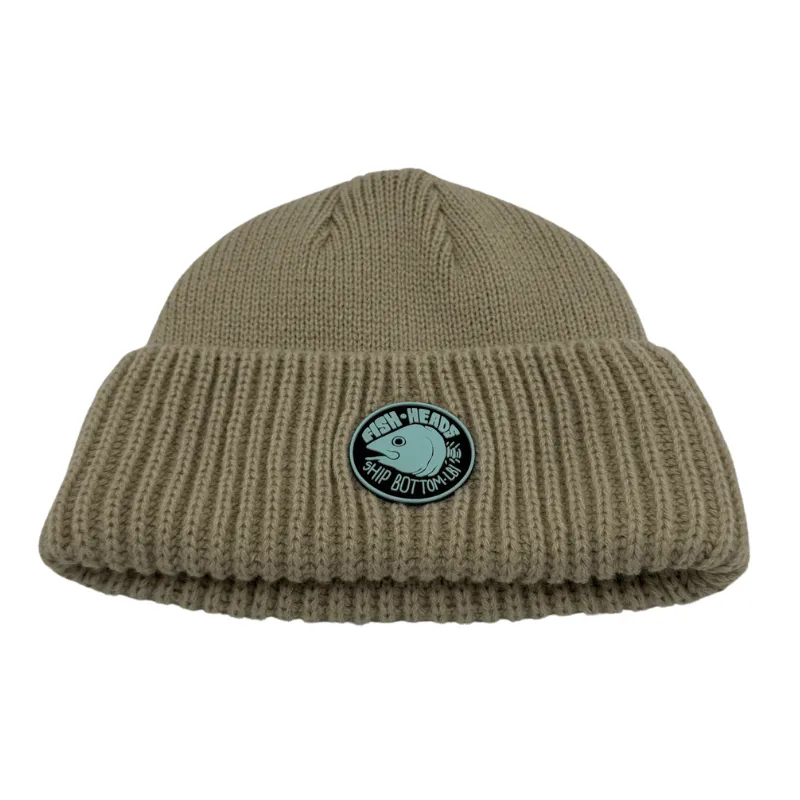 Fish Heads Tuna Skull Patch Beanie