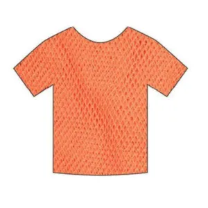 Fishnet Top Short Sleeve - Orange