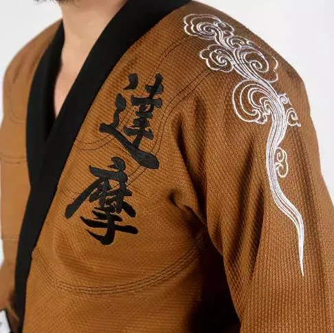 FLUORY BJJF10 JIU JITSU GI Size XS-XL BROWN UNISEX