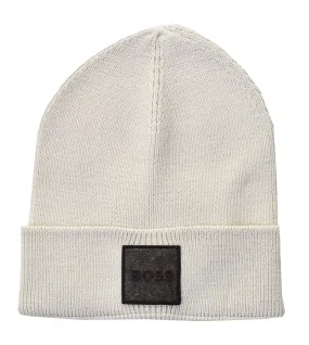 Foxxy Logo Beanie Light Pastel Grey