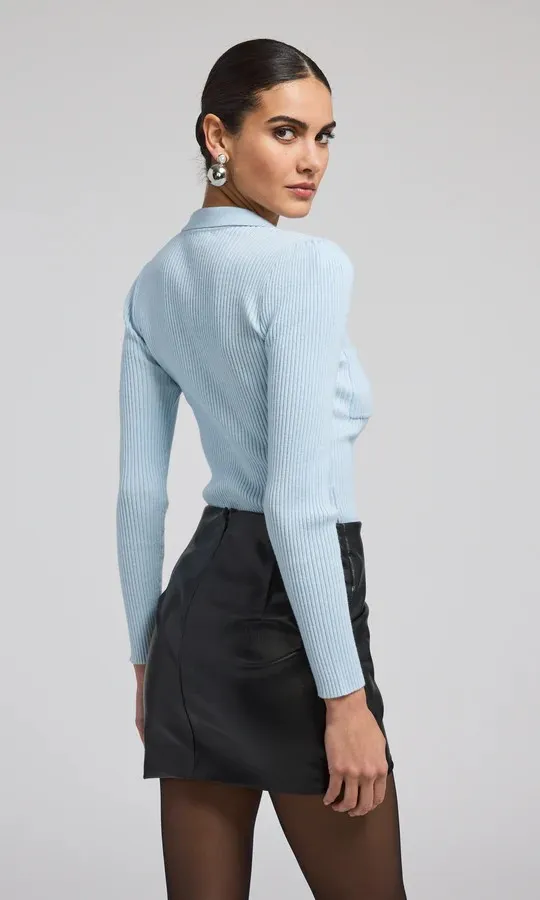 GEN Perry Sweater in Powder Blue