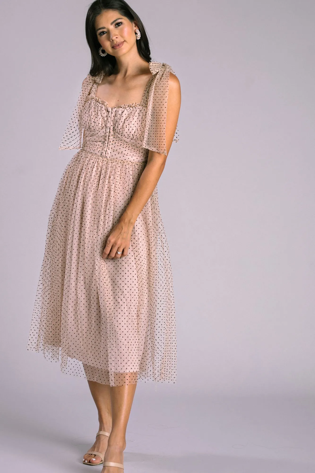 Georgina Tulle Midi Dress