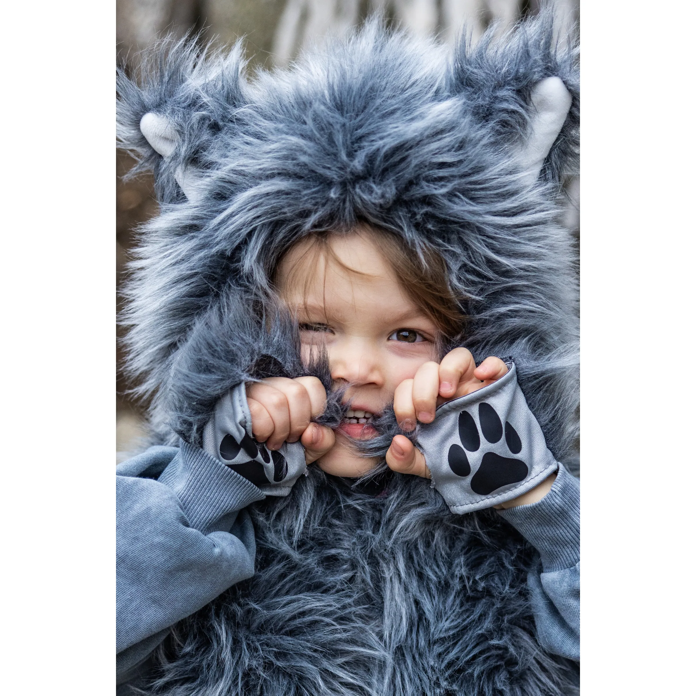 Great Pretenders Big Bad Wolf Vest with Gloves Size 3-4