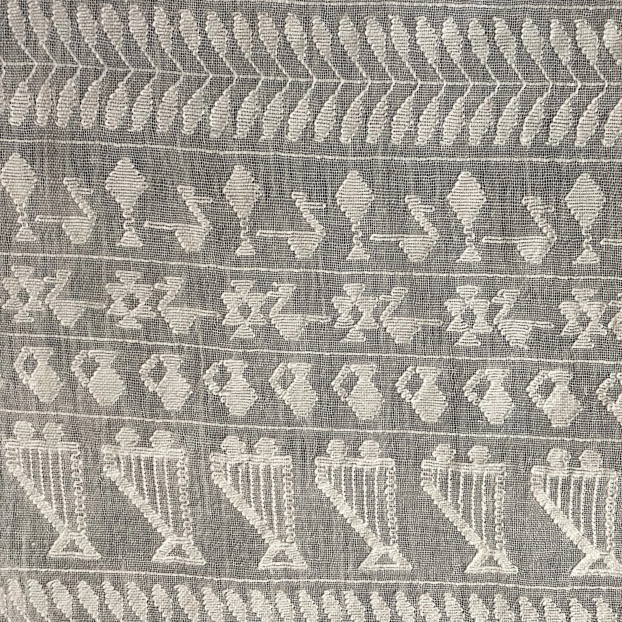 Guatemala, Concepcion Poou Coy Tharin, Poncho with Harp Design