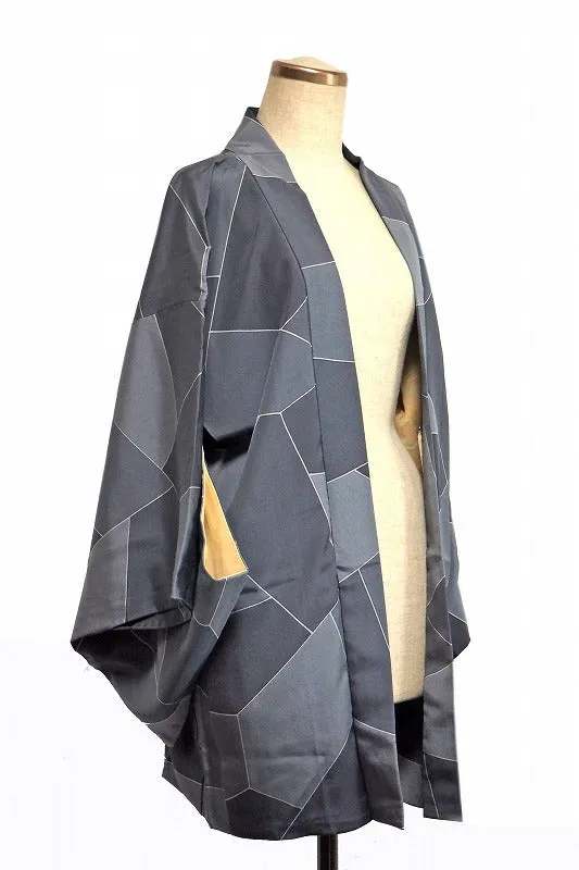 ha0062 haori - haorijJacket -   Japanese vintage jacket silk