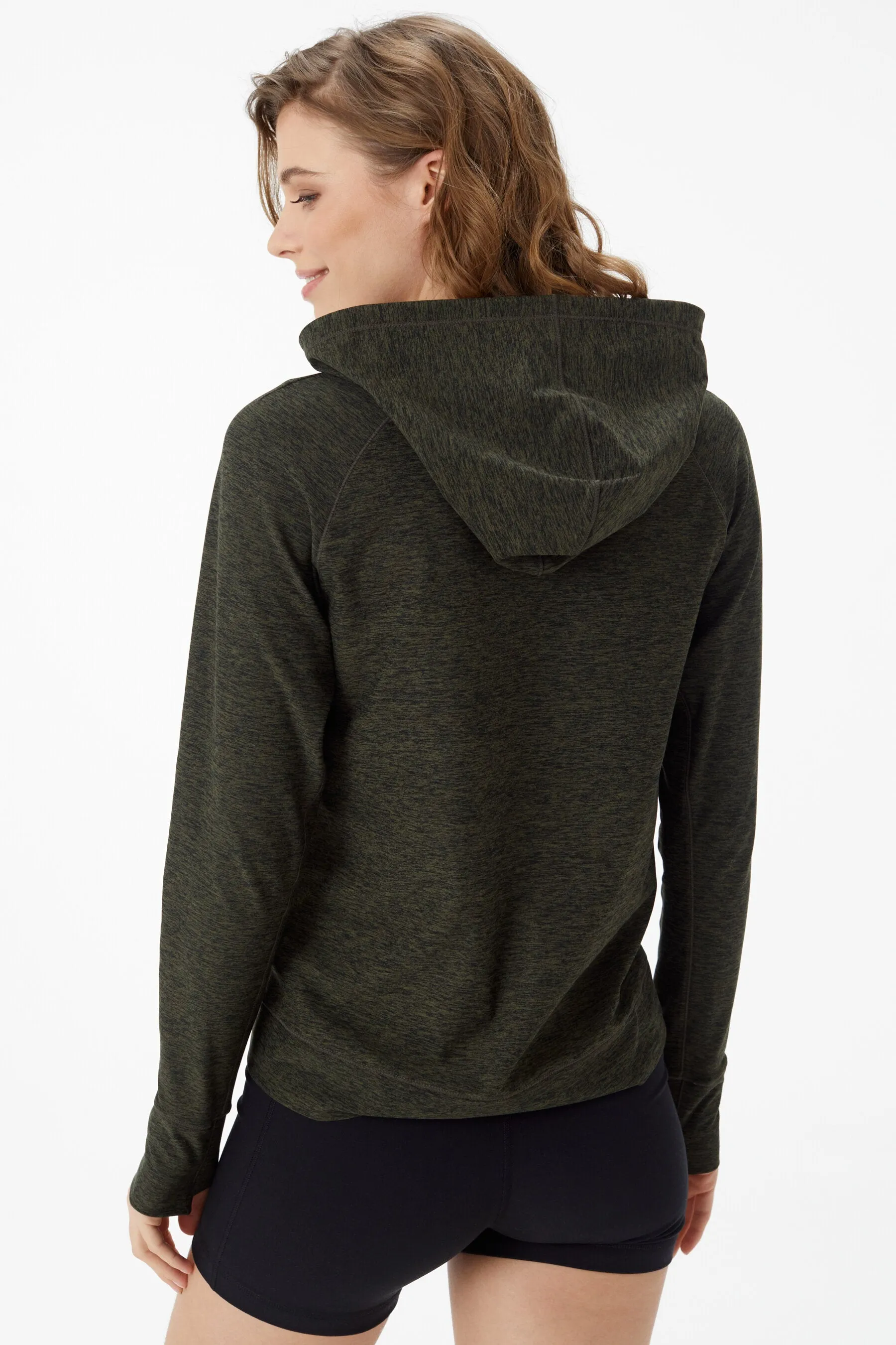 Half Moon Hoodie With Pockets