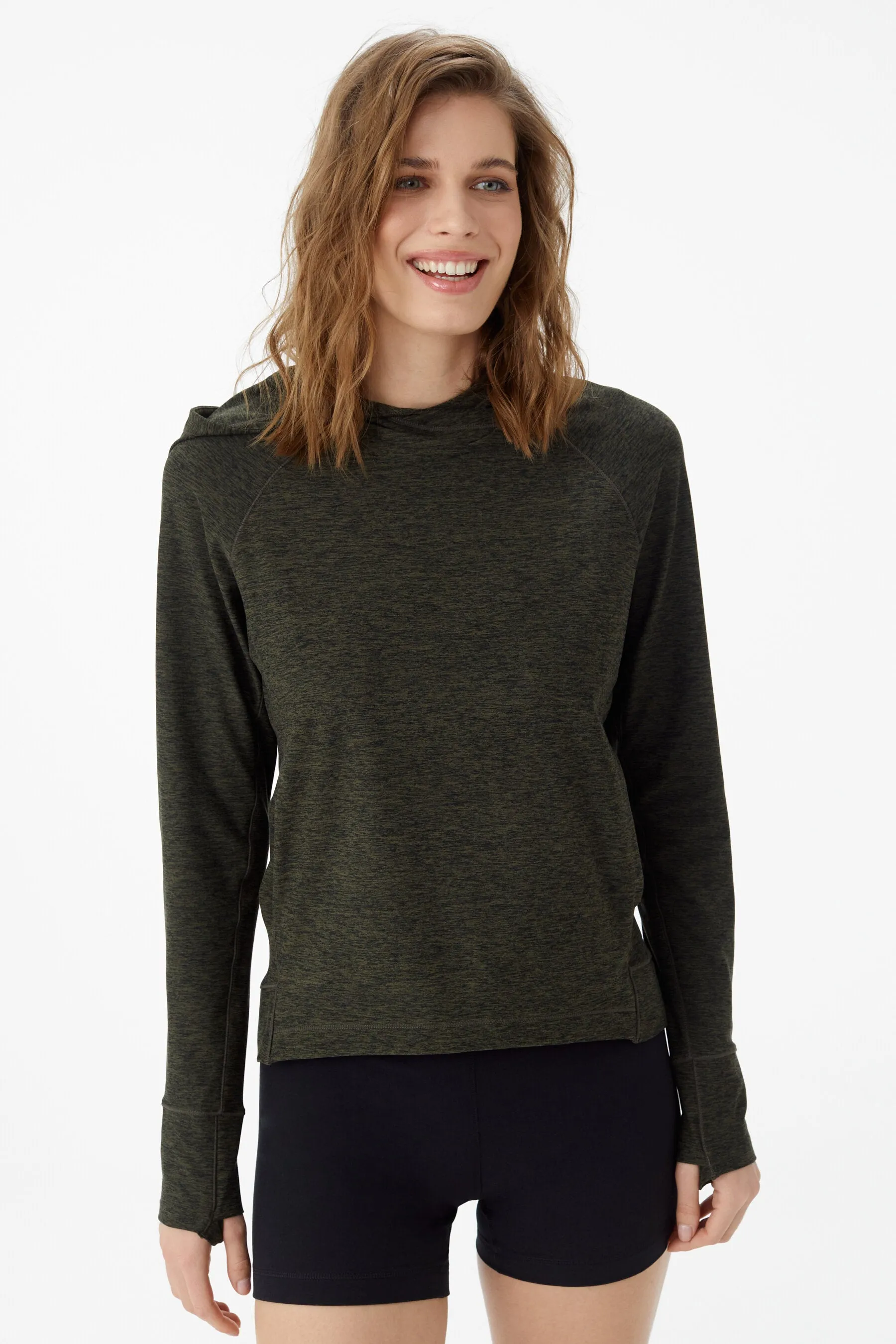 Half Moon Hoodie With Pockets