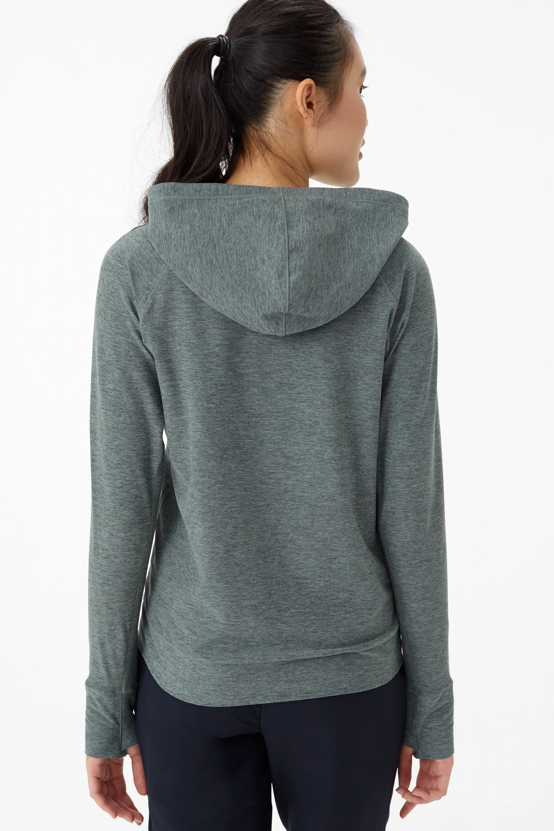 Half Moon Hoodie With Pockets