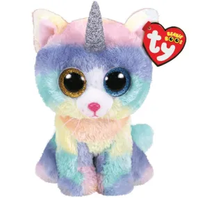 Heather Pastel Rainbow Caticorn Beanie Boo