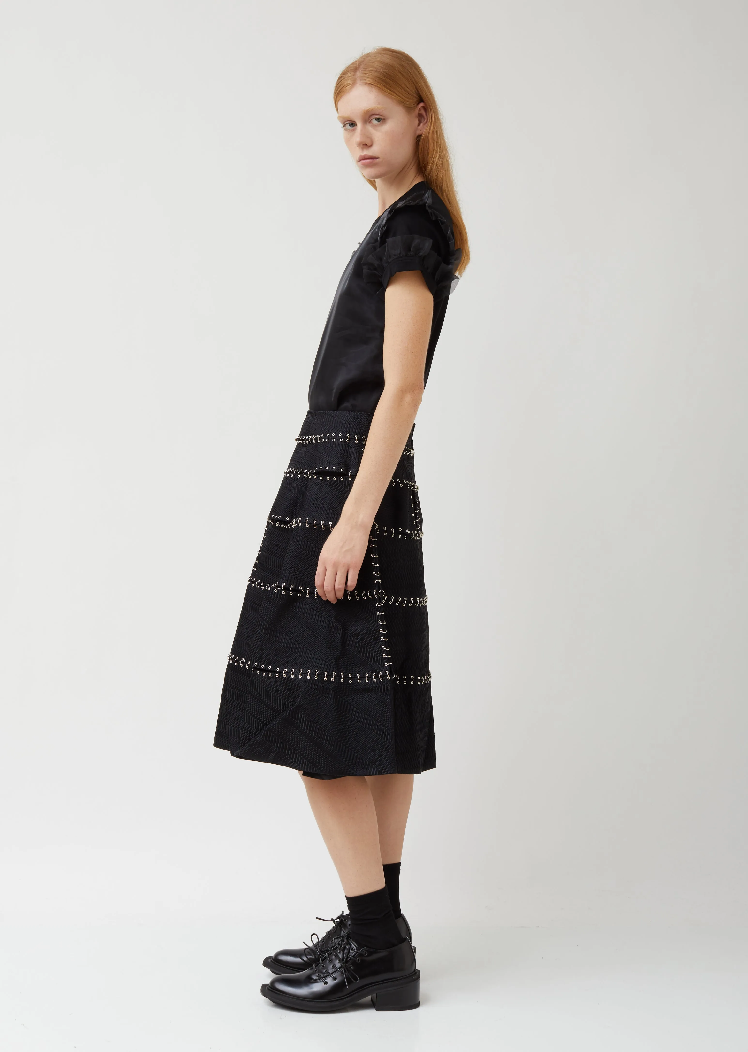 Herringbone Kersey Bonding Skirt