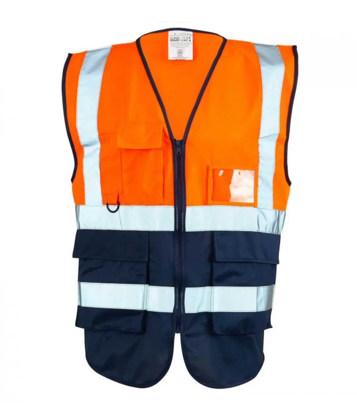 Hi Vis Orange/Navy Two Tone Executive Vest