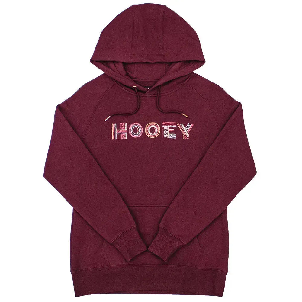 HOOey "Artisan" (Maroon) - Women Hoodie Sweatshirt