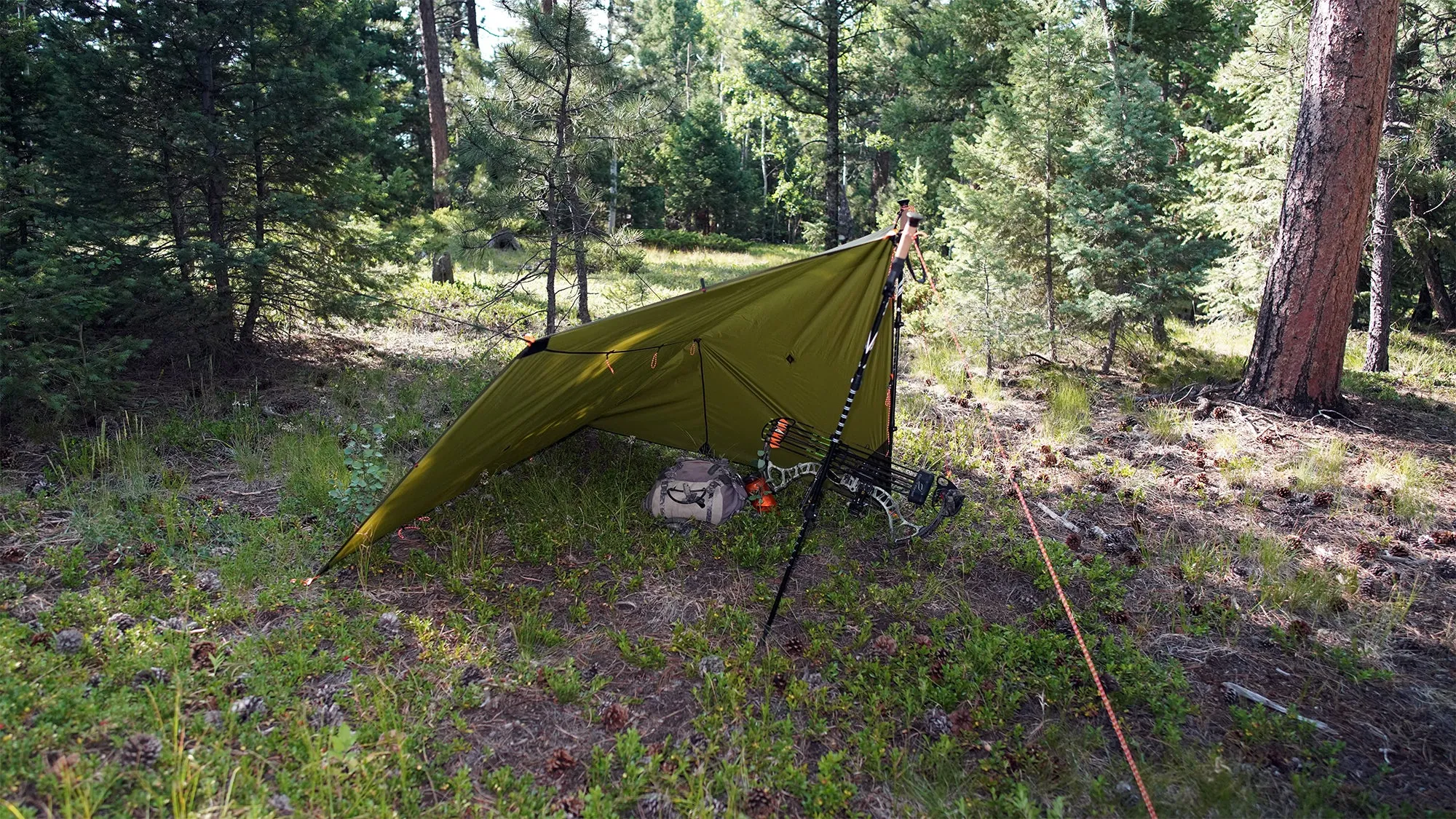 Hunters Tarp® Montana (7'x8’) Shelter -  Gear Cover - Hunting Blind