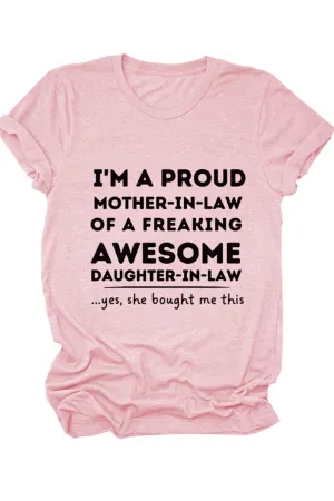 I'm A Proud Mother Printed Shirt