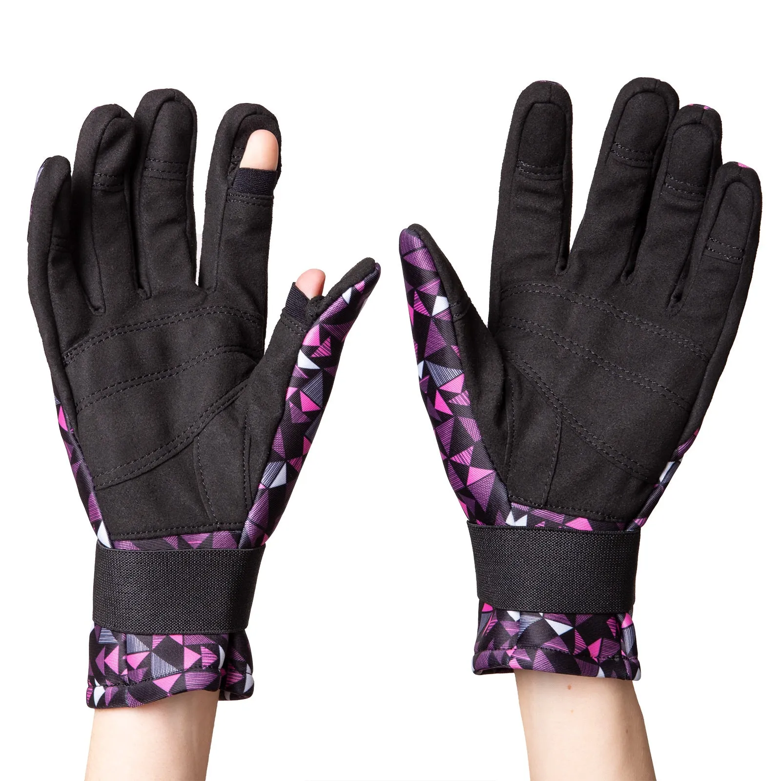 IST GL04 2MM NEOPRENE/AMARA PALM REEF GLOVES PURPLE