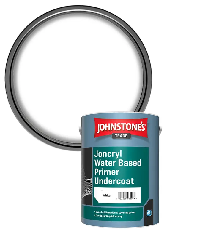 Johnstone's Trade Joncryl Water Based Primer Undercoat - Brilliant White