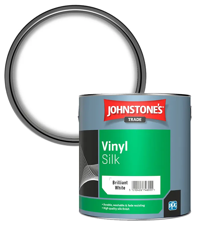 Johnstone's Trade Vinyl Silk Paint - Brilliant White