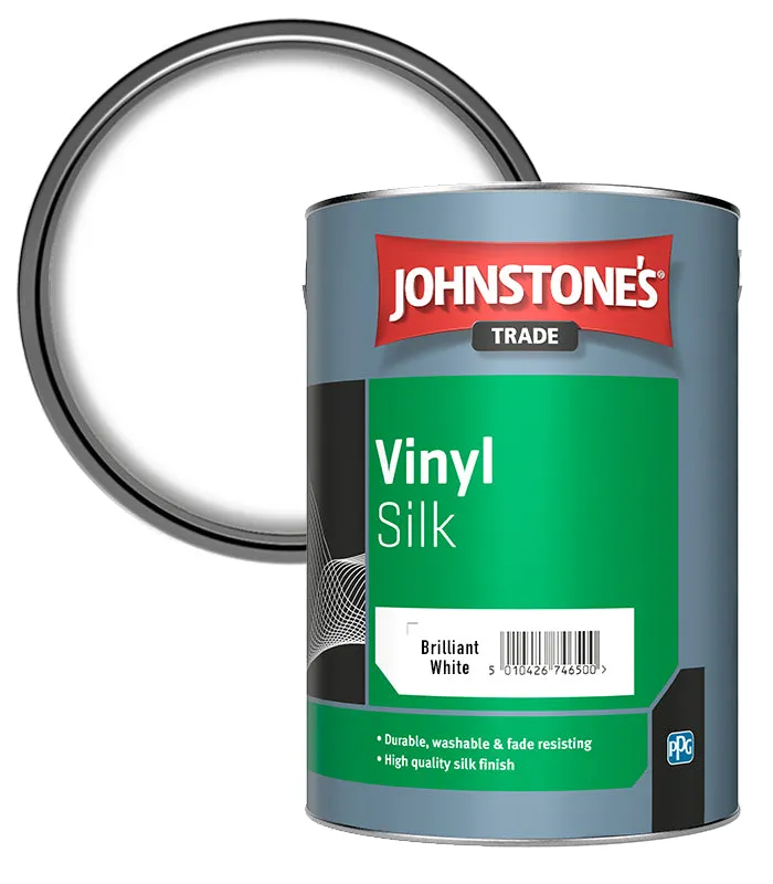 Johnstone's Trade Vinyl Silk Paint - Brilliant White