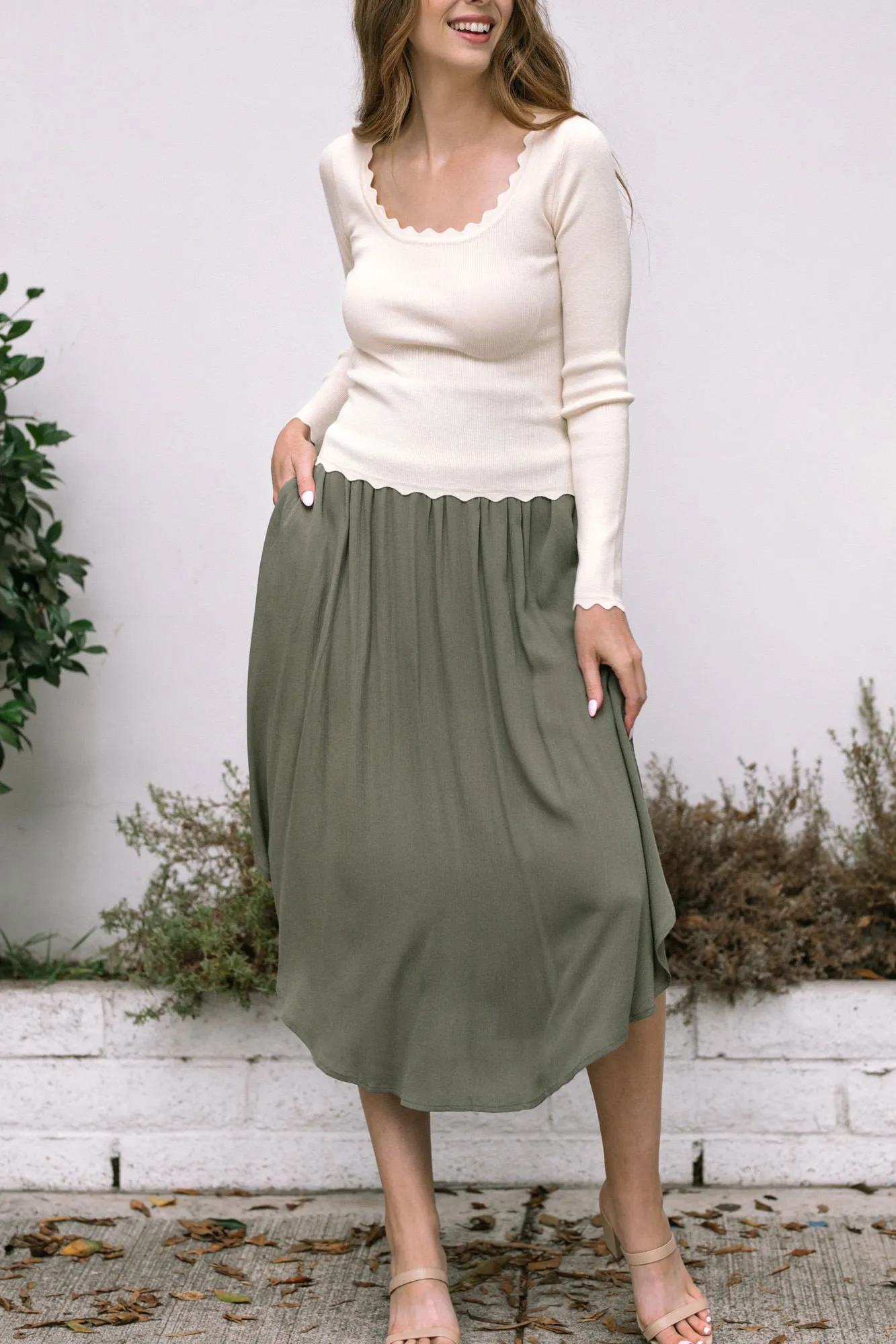 Joyce Round Hem Skirt