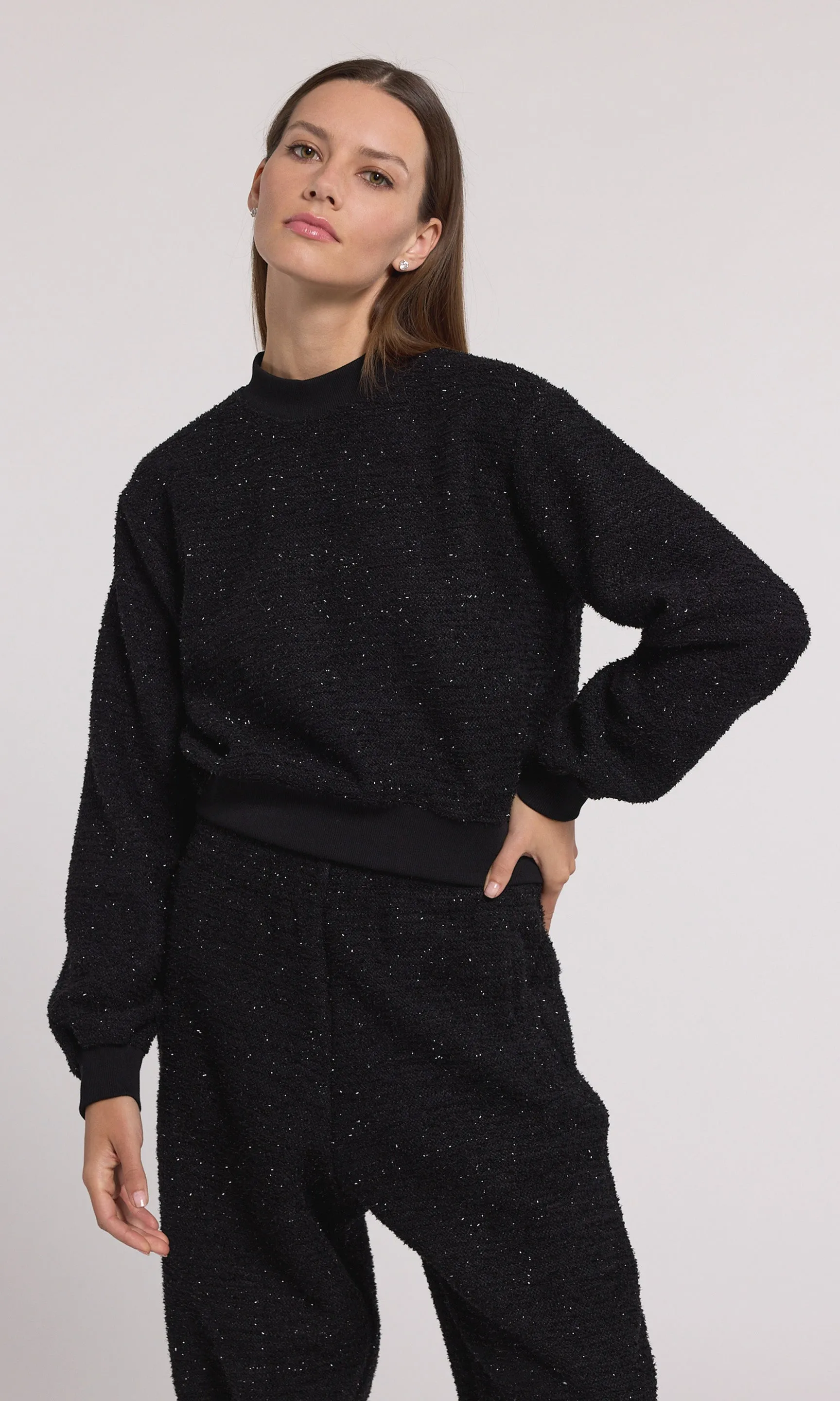 Julie Tweed Sweatshirt