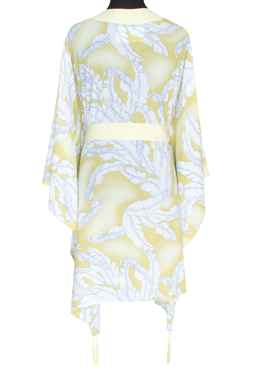 Jungle - Yellow Willow Kimono (Pastel Yellow)