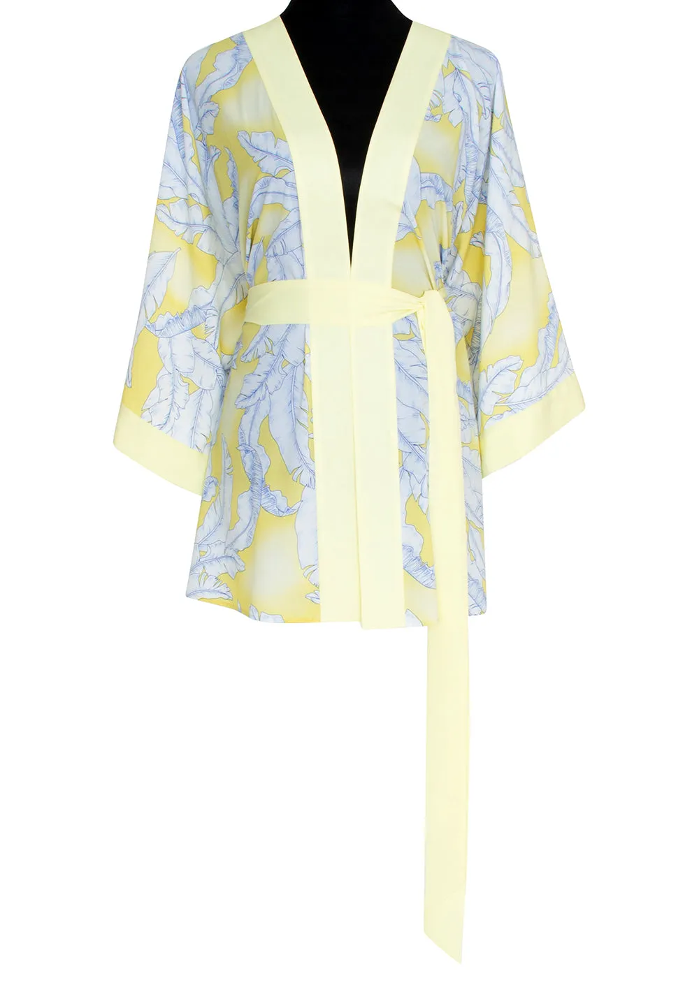 Jungle - Yellow Willow Kimono (Pastel Yellow)