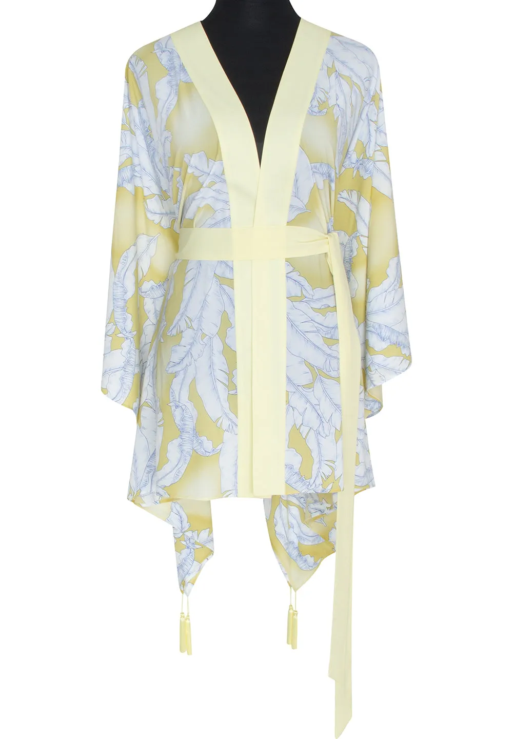 Jungle - Yellow Willow Kimono (Pastel Yellow)