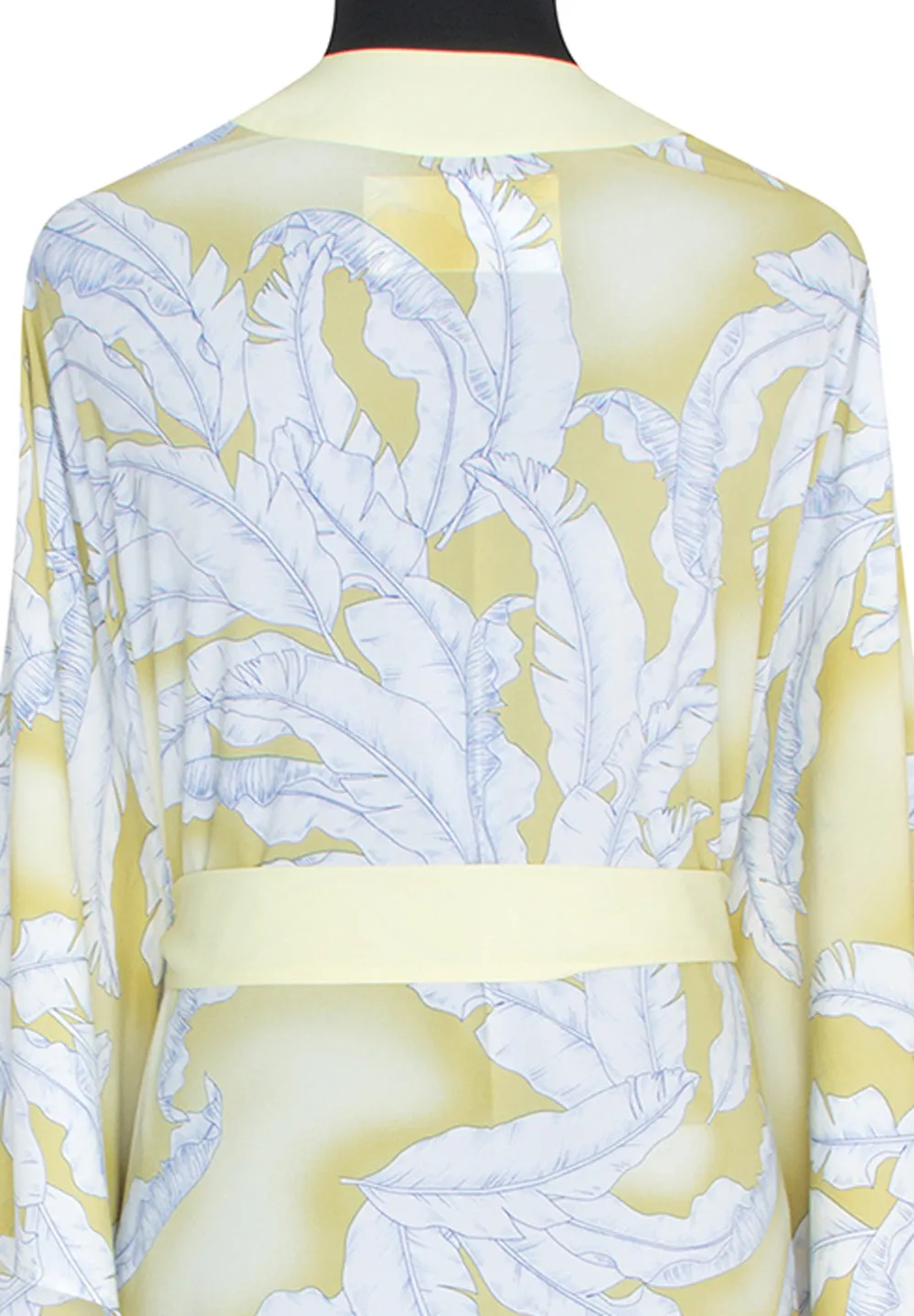 Jungle - Yellow Willow Kimono (Pastel Yellow)