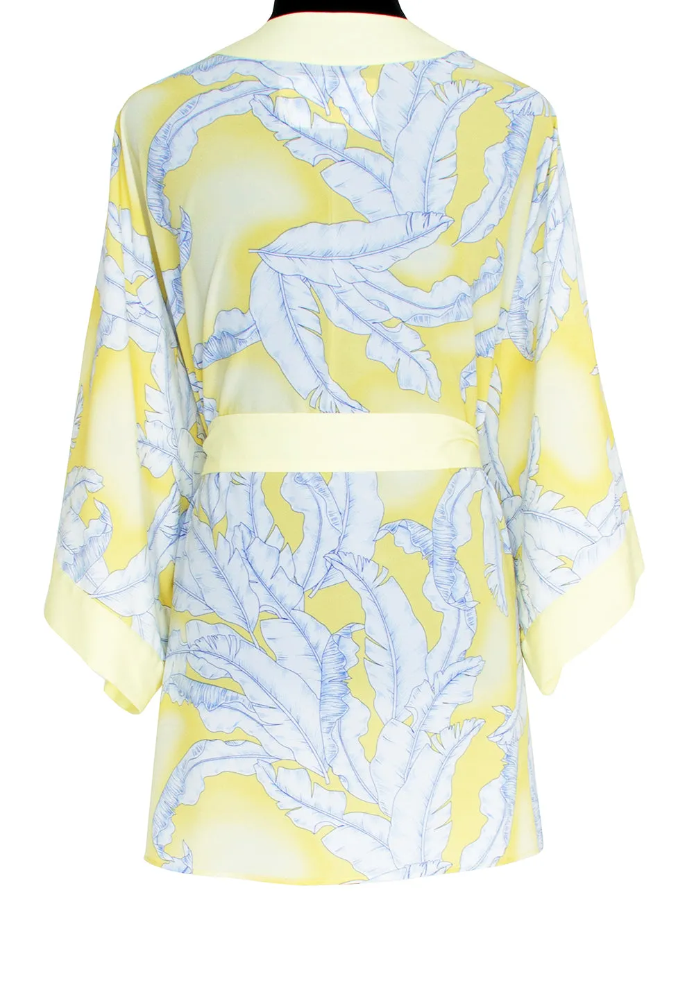 Jungle - Yellow Willow Kimono (Pastel Yellow)