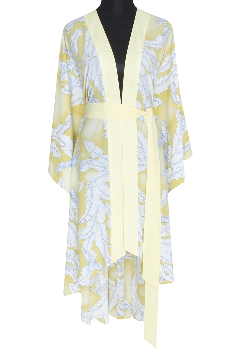 Jungle - Yellow Willow Kimono (Pastel Yellow)