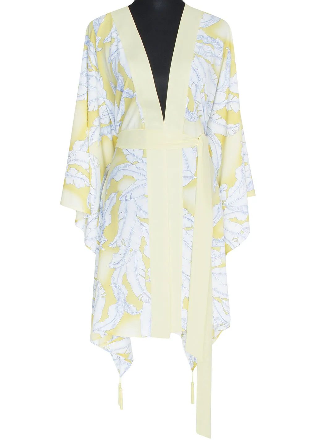 Jungle - Yellow Willow Kimono (Pastel Yellow)