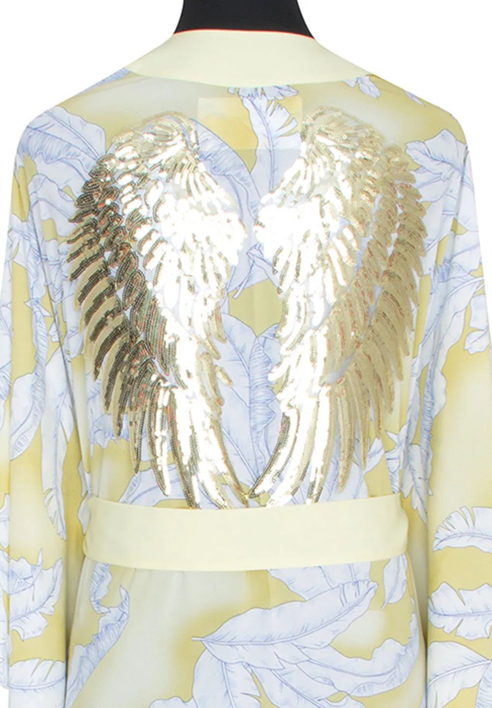 Jungle - Yellow Willow Kimono Wings (Pastel Yellow)