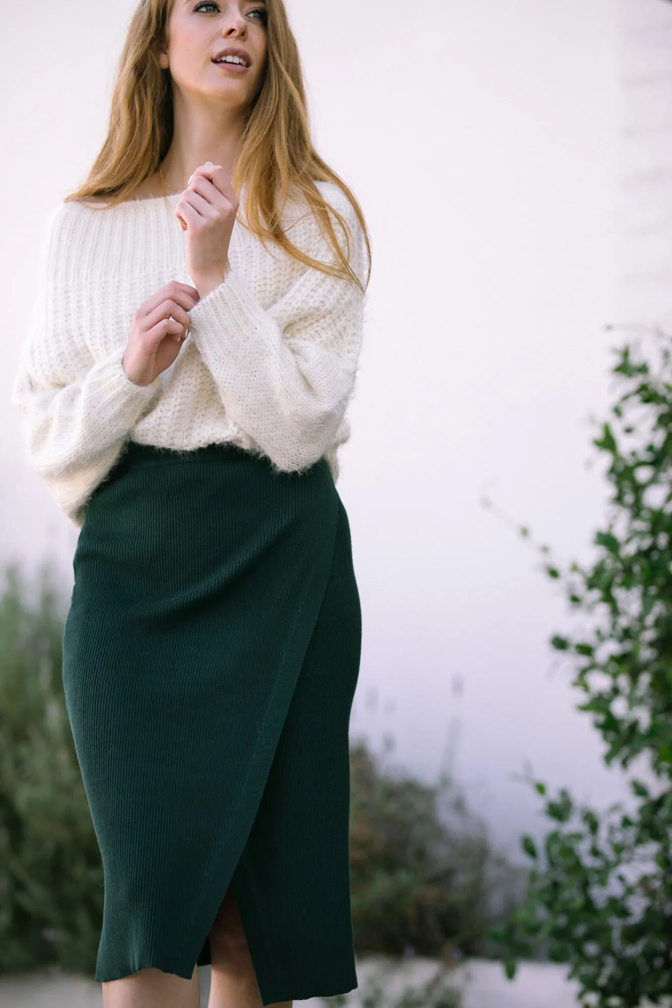 Kathy Knit Midi Skirt