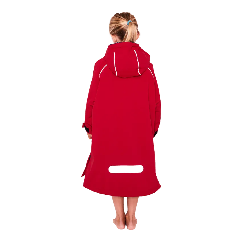 Kids Dry Poncho - Red