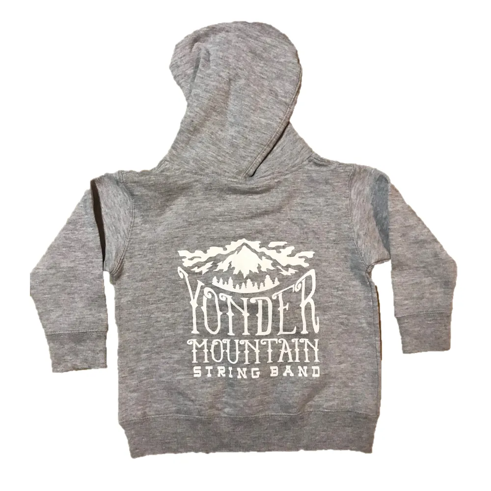 Kids Mountain Logo Hoodie - Grey