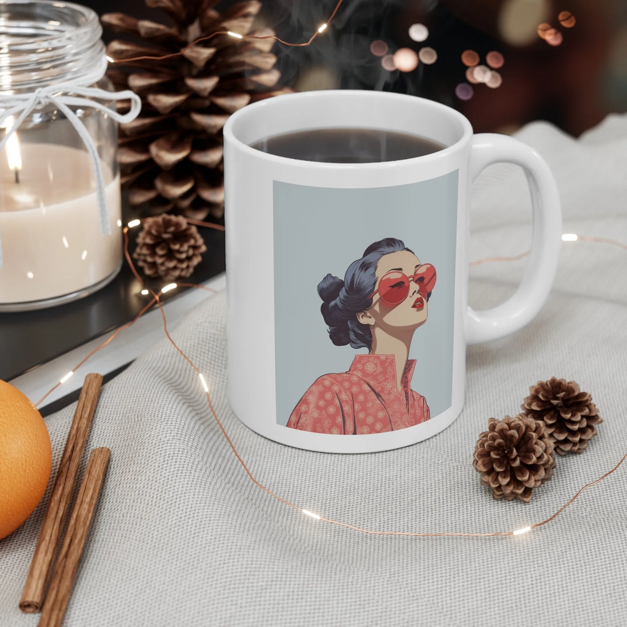 Kimono Chic Sakura Shades Mug