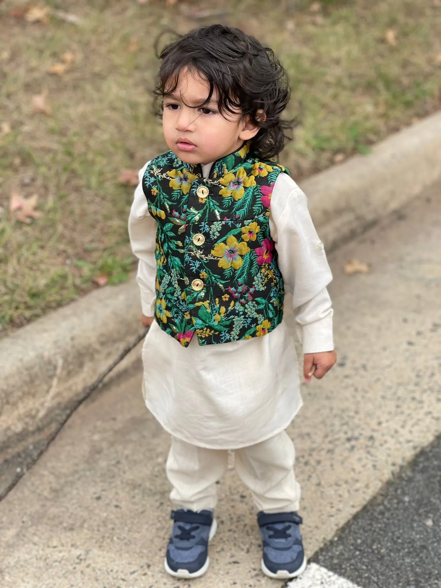 KRISH Jungle Floral Kids Bandi Vest