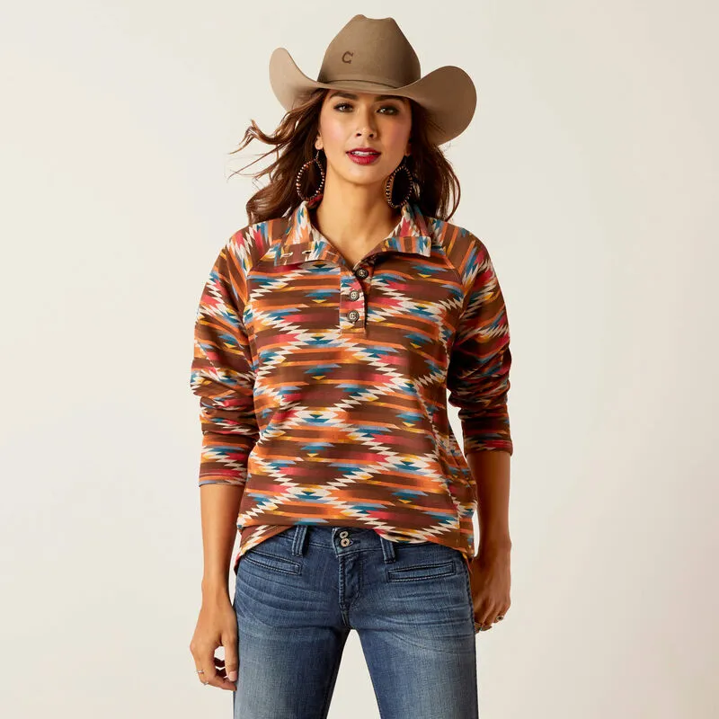 Ladies Ariat REAL Mirage Print Comfort Sweatshirt - 10046168