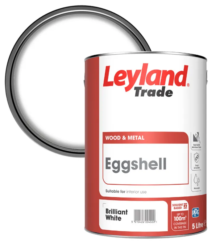 Leyland Trade Oil Based Eggshell Paint - Brilliant White